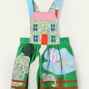 Mini Boden Scene Dungaree Dress